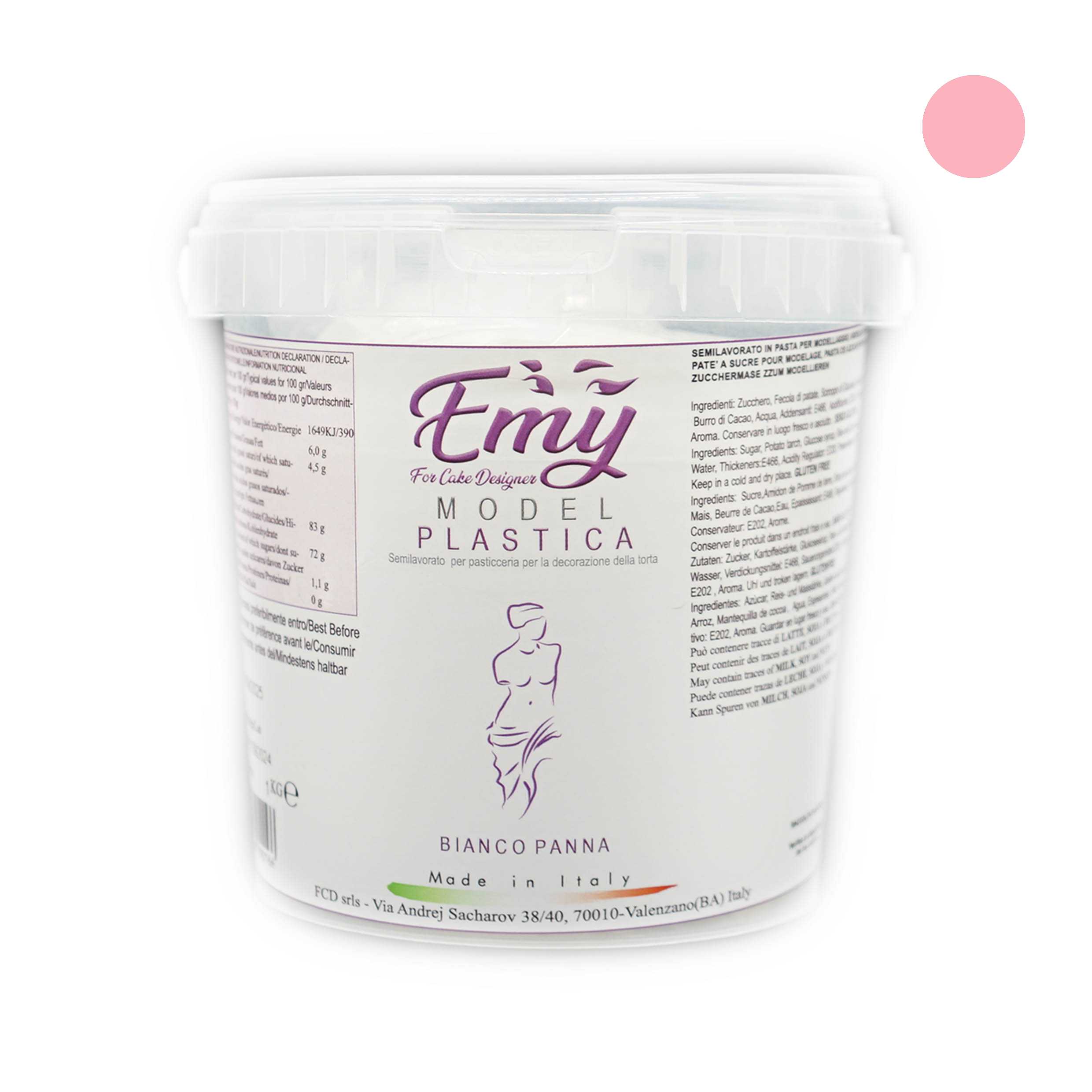  Foto: Emy Model PLASTICA Pelle 1 kg con solo Burro di Cacao Massime Prestazioni